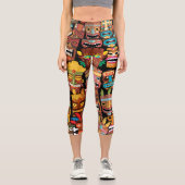 Leggings Capri TIKI Pattern 5 (Recto)