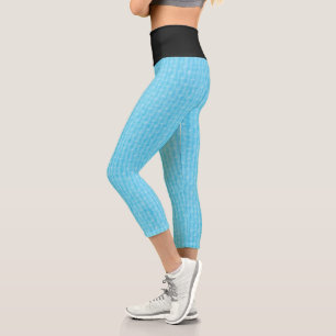 Leggings Capri Toile Et Noir Zazzle_Growshop.