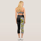 Leggings Capri Tome un kaléidoscope art vingt (Verso)