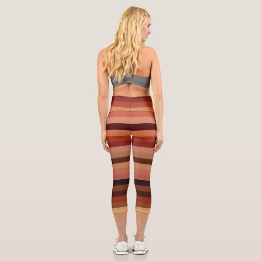 Leggings Capri Tons arc-en-ciel (Verso)