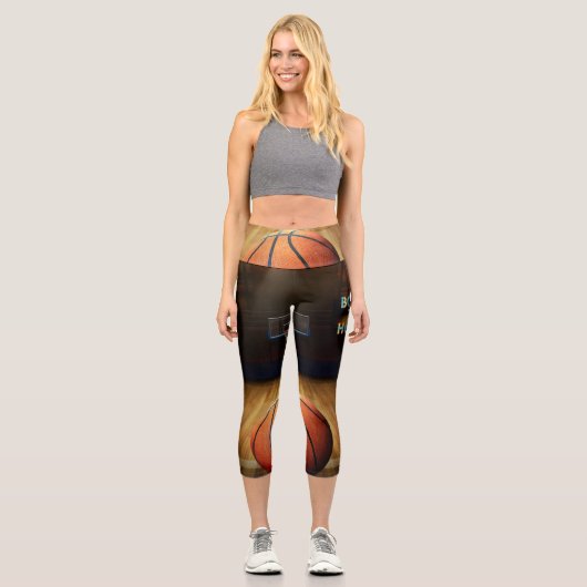 Leggings Capri TOP Born to Hoop (Recto)