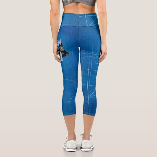 Leggings Capri TOP Born to Ski (Verso)