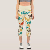 Leggings Capri Tortue multicolore (Recto)