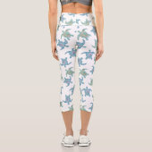 Leggings Capri Tortues aquarelles (Verso)