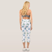 Leggings Capri Tortues aquarelles (Verso)