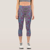 Leggings Capri Tourbillon Céleste (Recto)
