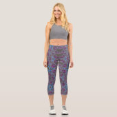 Leggings Capri Tourbillon Céleste (Recto)