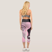 Leggings Capri Tourbillon rose 45 (Verso)