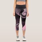 Leggings Capri Tourbillon rose 45 (Recto)