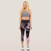 Leggings Capri Tourbillon rose 45 (Recto)