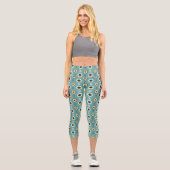 Leggings Capri Tournesol géométrique (Recto)