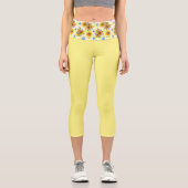 Leggings Capri Tournesol Jaune (Recto)