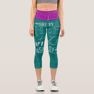 Leggings Capri Transparent répétition Ashley Choisir la couleur B
