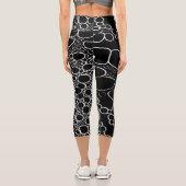 Leggings Capri Travail numérique Abstrait 7 (Verso)