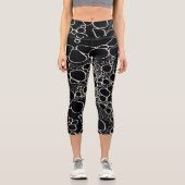Leggings Capri Travail numérique Abstrait 7 (Recto)