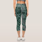 Leggings Capri Travail numérique Abstrait 9 (Verso)