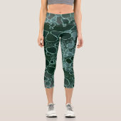 Leggings Capri Travail numérique Abstrait 9 (Recto)