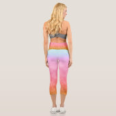 Leggings Capri Traversée Pastel (Verso)
