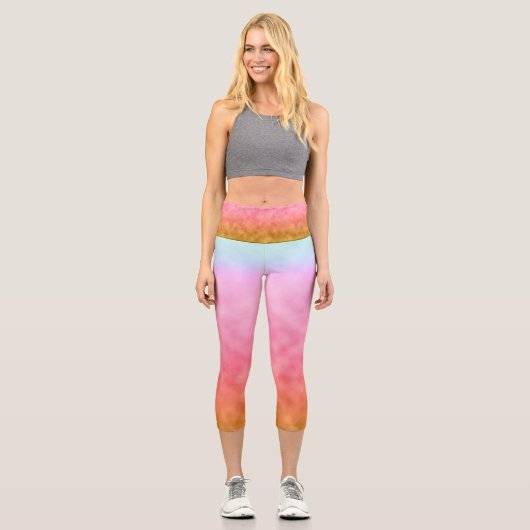 Leggings Capri Traversée Pastel (Recto)