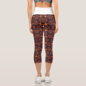 Leggings Capri Trellis de la chute étoilée épicée (Verso)