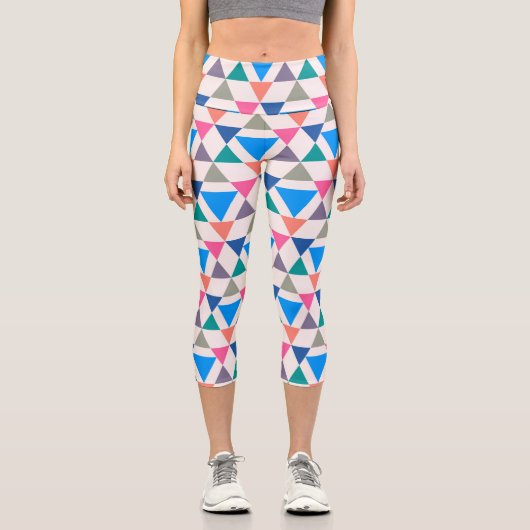 Leggings Capri Triangle multicolore (Recto)