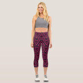 Leggings Capri Triangle tribal (Recto)