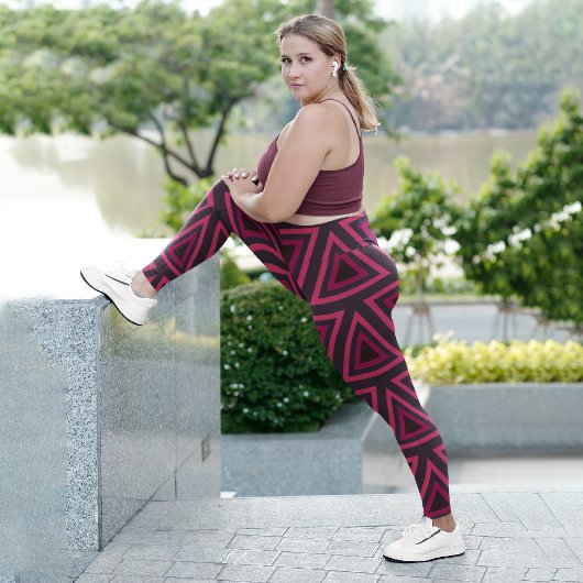 Leggings Capri Triangle tribal