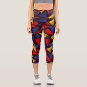 Leggings Capri Triangles Geo tendance (Recto)