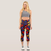 Leggings Capri Triangles Geo tendance (Recto)