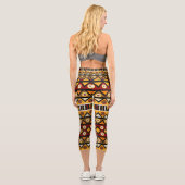 Leggings Capri Tribal d'Afrique (Verso)