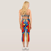 Leggings Capri Tribal des guerriers africains (Verso)