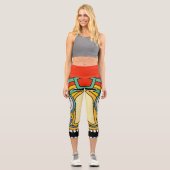 Leggings Capri Tribal indien (Recto)