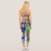 Leggings Capri Trippy Drippy (Verso)