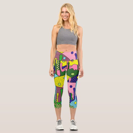 Leggings Capri Trippy Drippy (Recto)