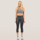 Leggings Capri Troncs d'argent et d'or (Recto)