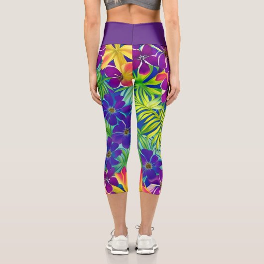 Leggings Capri Tropical (Verso)
