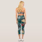 Leggings Capri Tropical foncé (Verso)