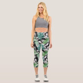Leggings Capri Tropiques Chauds (Recto)