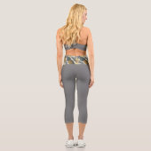 Leggings Capri Tropiques d'ananas (Verso)