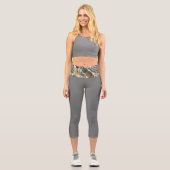 Leggings Capri Tropiques d'ananas (Recto)