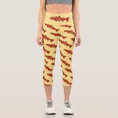 Leggings Capri Truite rustique (Recto)