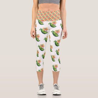 Leggings Capri "TU AS ÇA !" Illustration Motivationnelle Pea