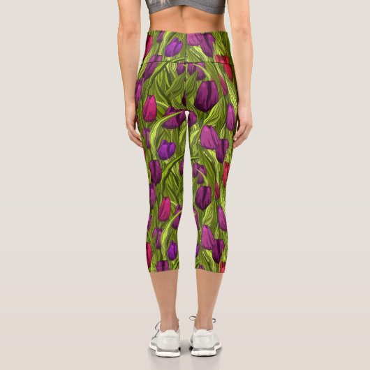 Leggings Capri Tulipes (Verso)