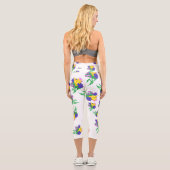 Leggings Capri Tulipes Capris Hautes Tailles (Verso)