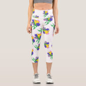 Leggings Capri Tulipes Capris Hautes Tailles (Recto)