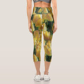 Leggings Capri Tulips Sunshine Yellow (Verso)