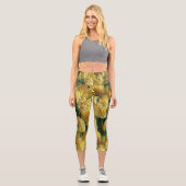 Leggings Capri Tulips Sunshine Yellow (Recto)
