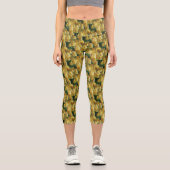 Leggings Capri Tulips Sunshine Yellow (Recto)