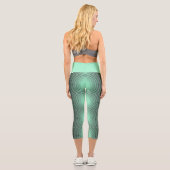 Leggings Capri turquoise (Verso)