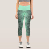 Leggings Capri turquoise (Recto)